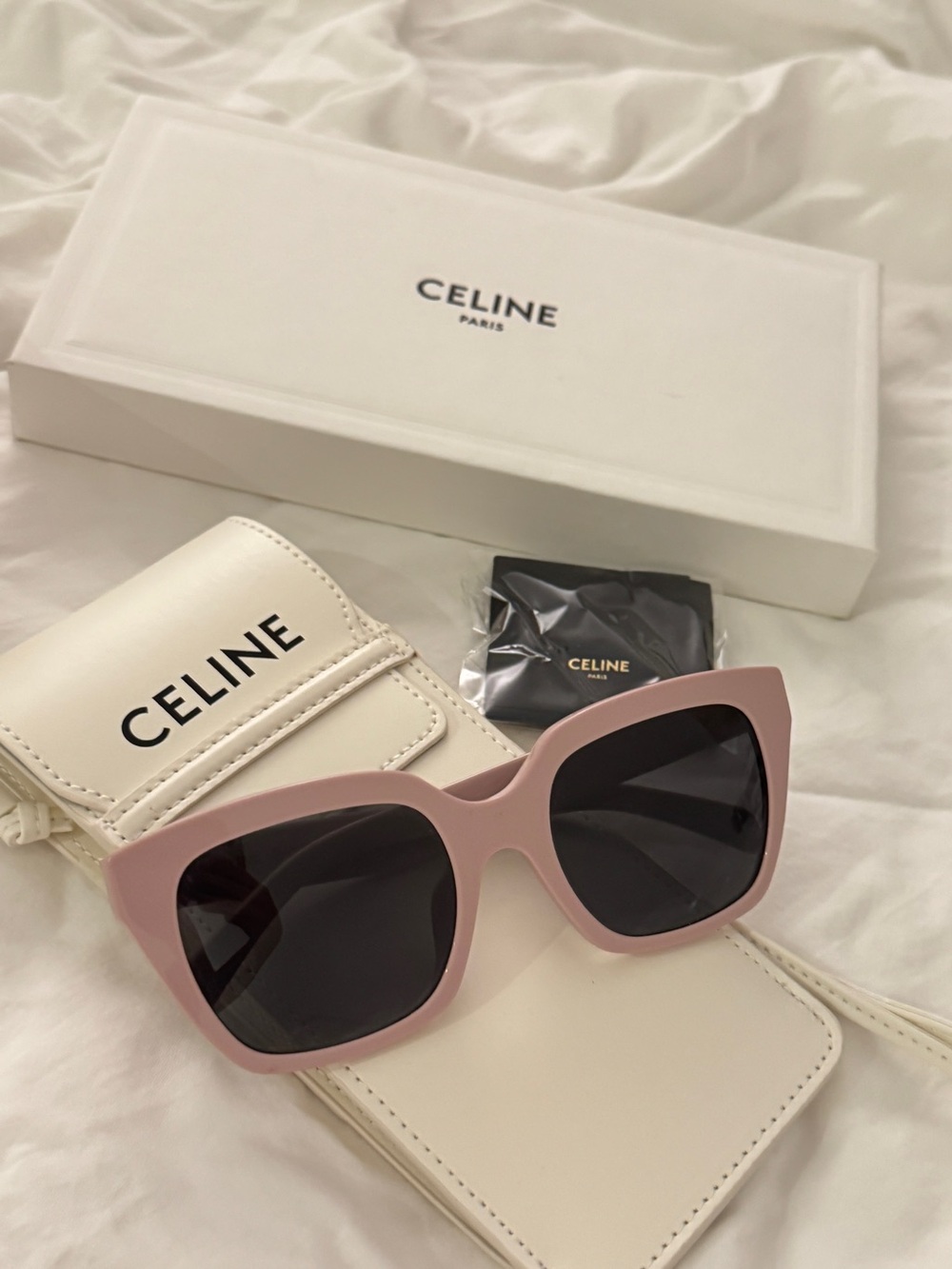 Celine Eyewear Monochroms square sunglasses - Pink